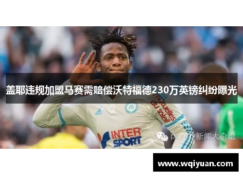盖耶违规加盟马赛需赔偿沃特福德230万英镑纠纷曝光